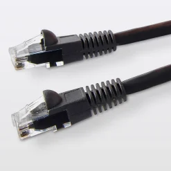 Câble RJ45 Mâle / Mâle Catégorie 5E noir Blyss, 1 m
