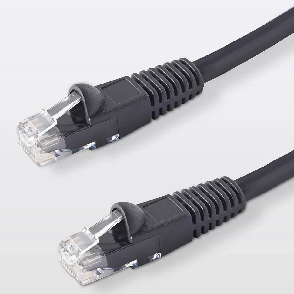 Câble RJ45 Mâle / Mâle Catégorie 5E noir Blyss, 5 m