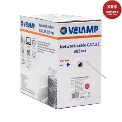 Câble réseau CAT5E FTP 305mt en Pull box. Certifié CPR