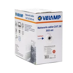 Câble réseau CAT5E UTP 305mt en Pull box. Certifié CPR