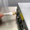 Câble Type F Mâle / Mâle blanc, Doré Blyss, 1.5 m