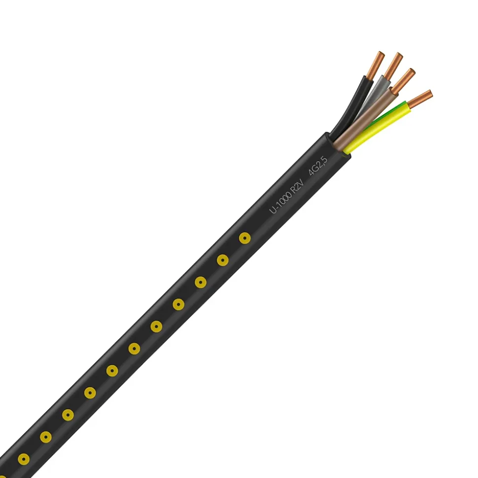 Câble U-1000 R2V 4G 2.5C 50 m Nexans