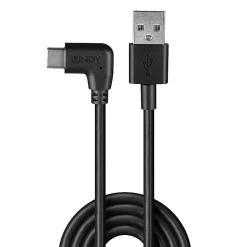 Câble USB 2.0 - USB-C coudé - 50cm LINDY