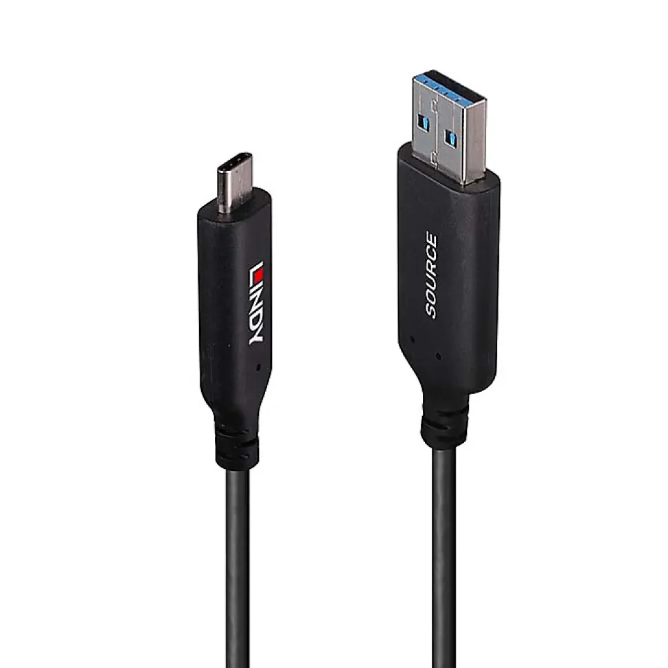 Câble USB 3.2 Gen1 hybride 5Gbps 25m LINDY