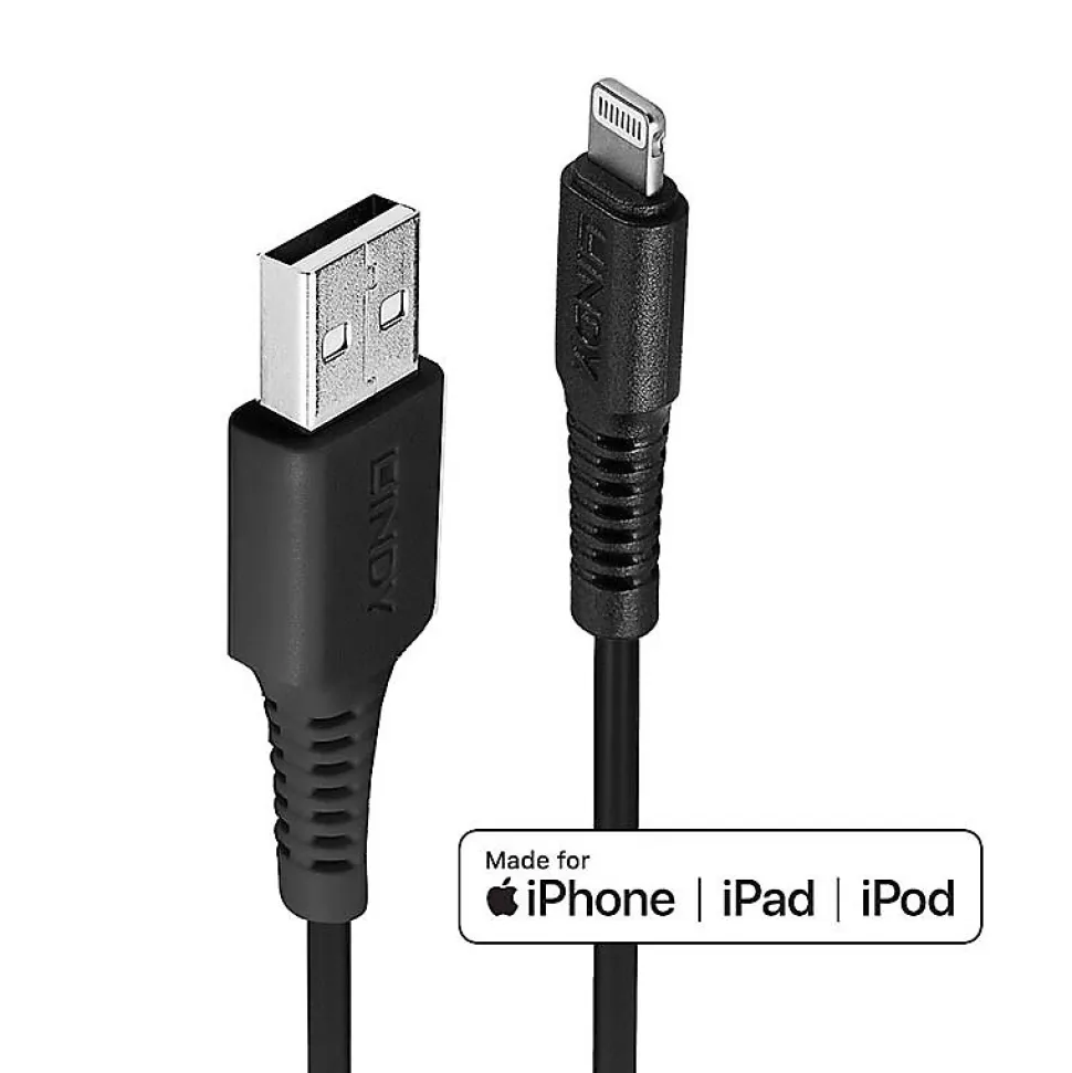 Câble USB type A vers Lightning 0.50m LINDY