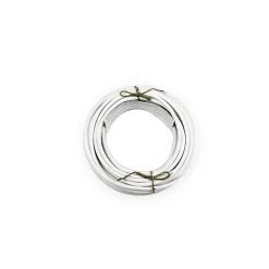 Câble 2X1,5 mm² H05VVF blanc couronne 10m