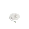 Câble 3X2,5 mm² H05VVF blanc couronne 5m