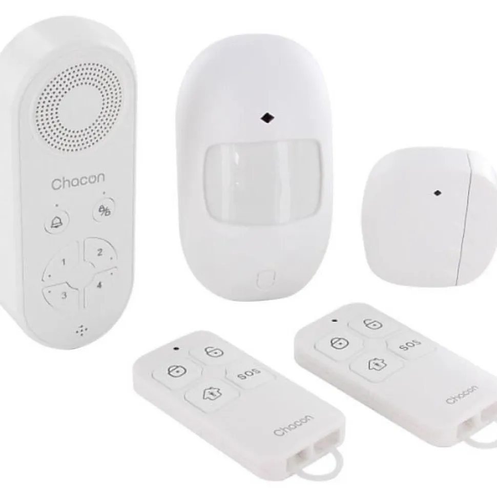 Chacon Kit alarme sans fil avec avertisseur vocal