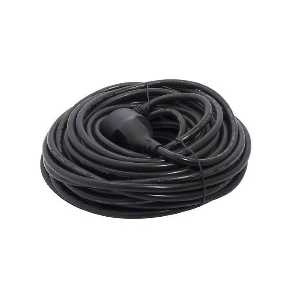 CHACON Prolongateur HO5VVF 3 x 1,5 mm2 20 m - Noir