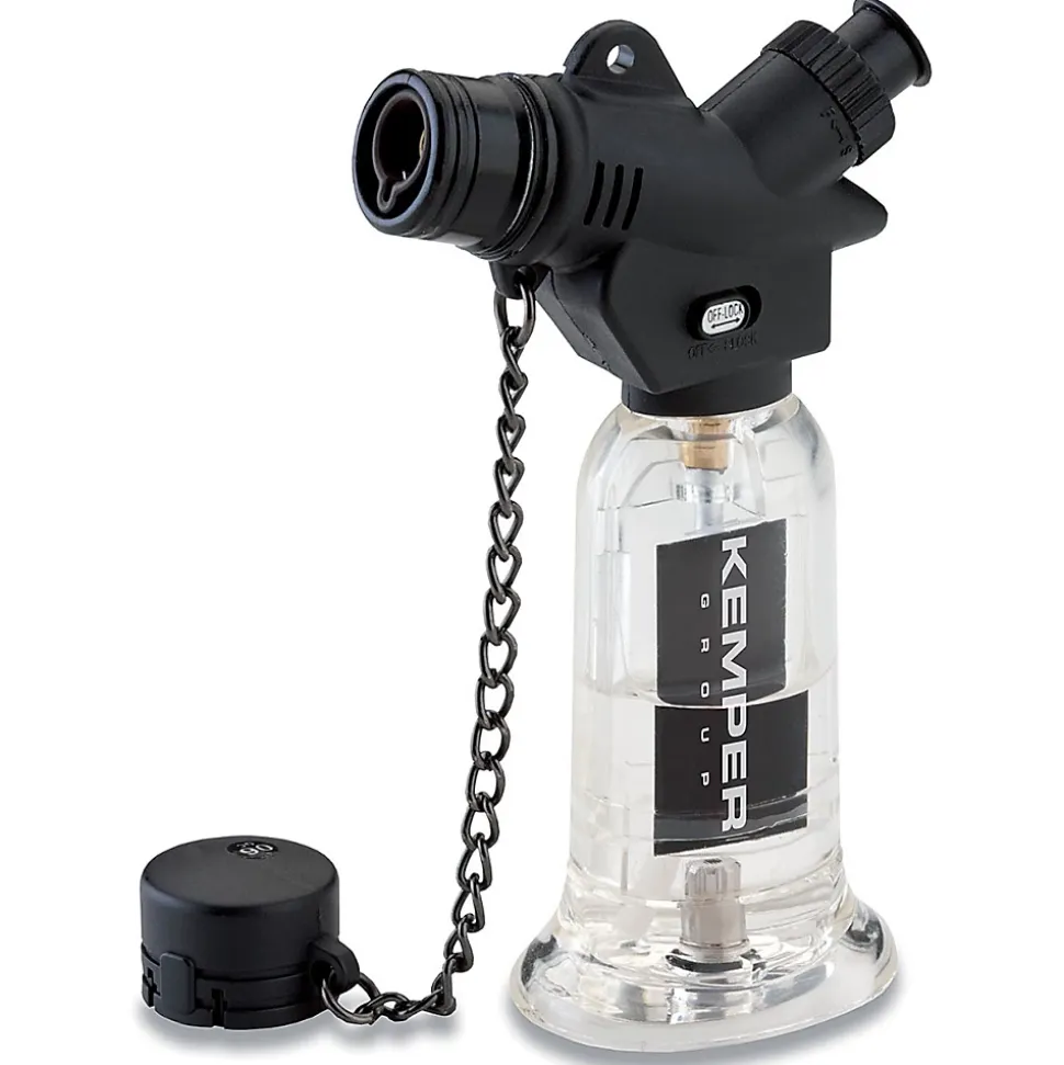 Chalumeau à gaz polyvalent Micro soudeuse de poche rechargeable Allumage Piezo KEMPER