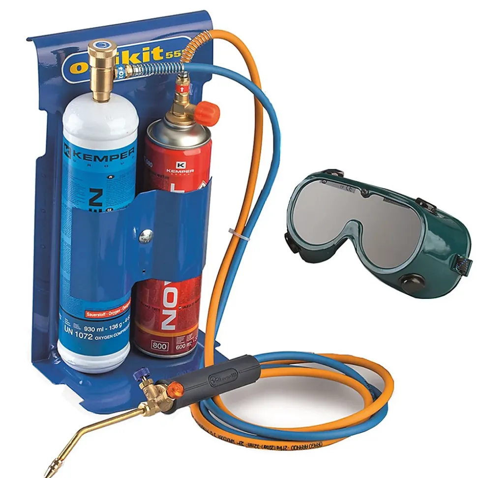 Chalumeau BI GAZ professionnel Oxygène Butane/Propane Soudure Découpe métal KEMPER