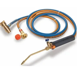 Chalumeau Bi-Gaz Oxygene Propane Tuyau 1.5 m Connection M10 Soudo brasure KEMPER