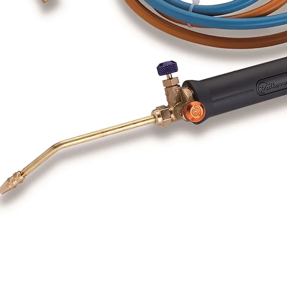 Chalumeau Bi-Gaz Oxygène M10 et Gaz Butane Propane Tuyaux 1.5 m KEMPER