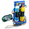 Chalumeau Bi-Gaz Oxygène Propane Pro 3300-C : Kit Complet Soudage & Brasage, Coupe Acier 5 mm, Détendeurs, Manomètres KEMPER