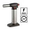 Chalumeau de cuisine Professionnel à gaz Torche gaz rechargeable Utilisation 360 degrés Allumage piezo KEMPER