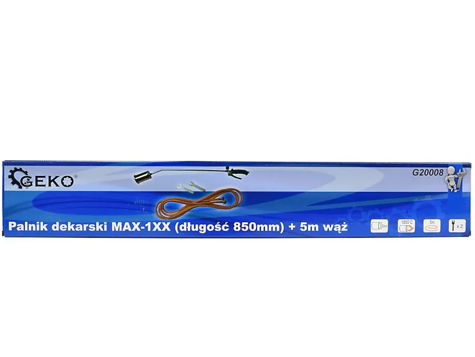 Chalumeau Gaz Professionnel Pour Couverture 850 Mm Buse 60 Mm Avec Tuyau 5 m - Chauffage Brûlage Collage À Chaud