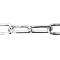 Chaîne maille longue Diall ø8 mm, vendue au mètre linéaire