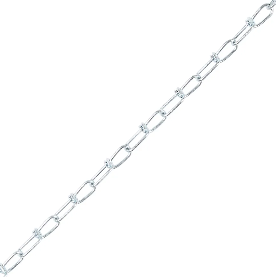 Chaîne non soudée en acier Diall ø1.4 mm, 2.5 m