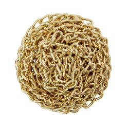 Chaîne non soudée nouée en acier laitonée Diall ø2 mm, 2.5 m