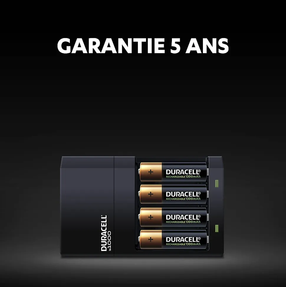 Chargeur de pile Duracell AA / AAA + 4 piles (2xAA + 2xAAA)