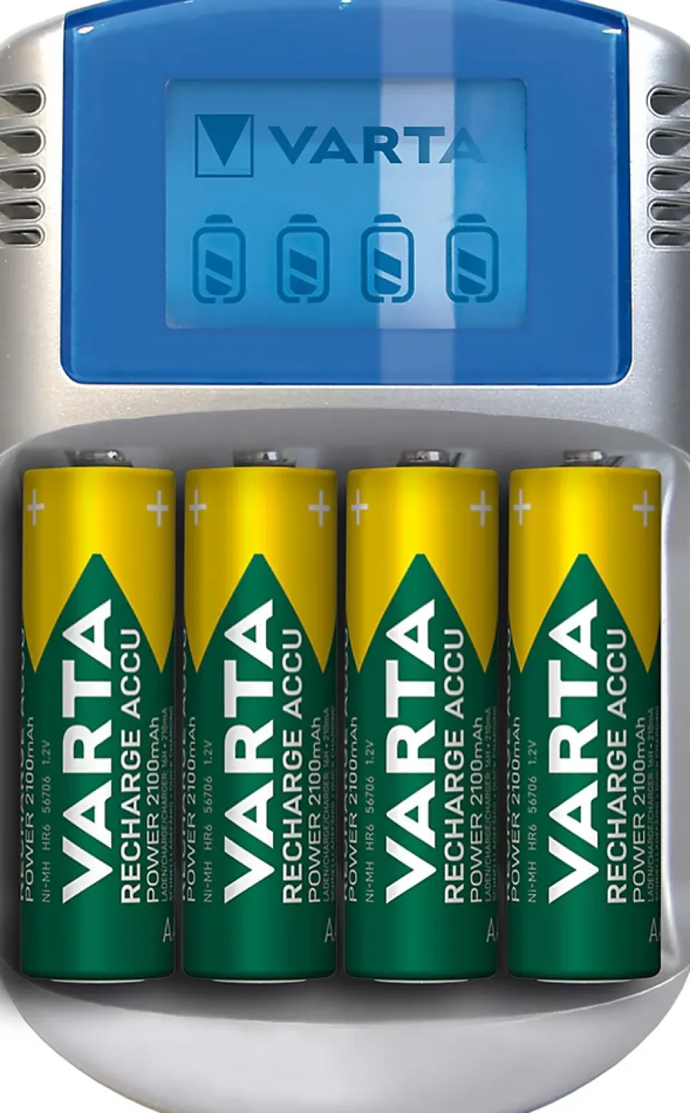 Chargeur de piles rapide Varta + 4 piles AA - R06