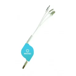 Chargeur prise 16A avec port USB Bewatt turquoise