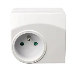 Chargeur universel 2 USB 1 prise 2 ports + Terre 16A Enexo