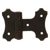 Charnière intermédiaire broche sertie - acier noir