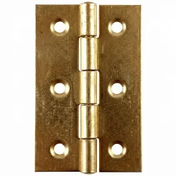 Charnière laiton simple QCL 60 x 35 mm doré