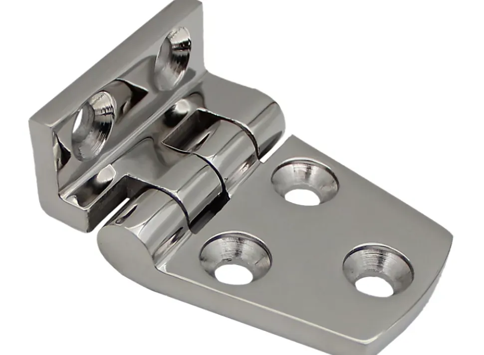 Charnière marine robuste pour armoire de pont, charnière marine en acier, charnière marine décalée côté court