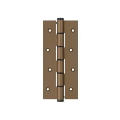 Charnière simple action à ressort, 180X40 mm, en aluminium anodisée bronze, pour porte de 40 mm