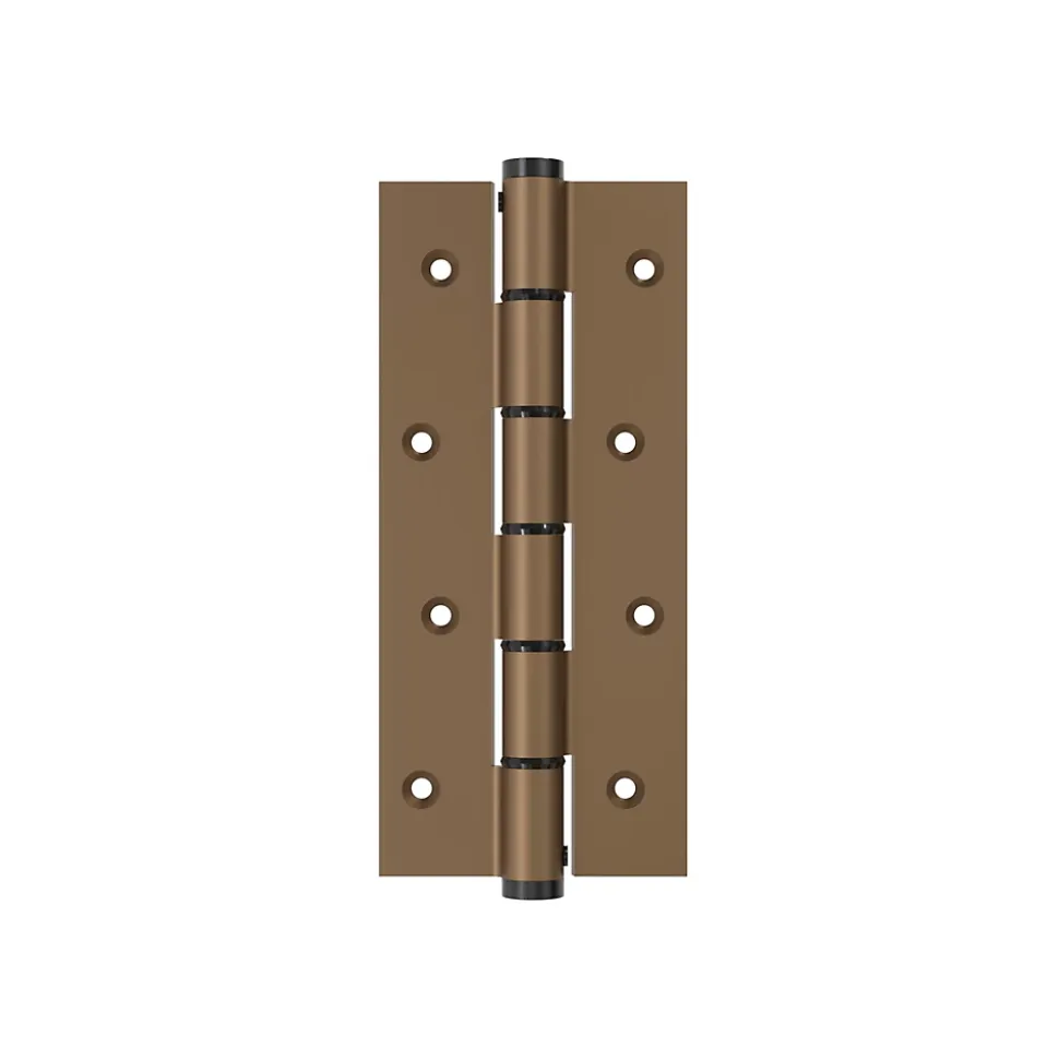 Charnière simple action à ressort, 180X40 mm, en aluminium anodisée bronze, pour porte de 40 mm