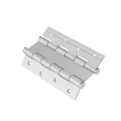 Charnière va et vient à ressort, 180X40 mm, en aluminium anodisée argent, pour porte de 40 mm.