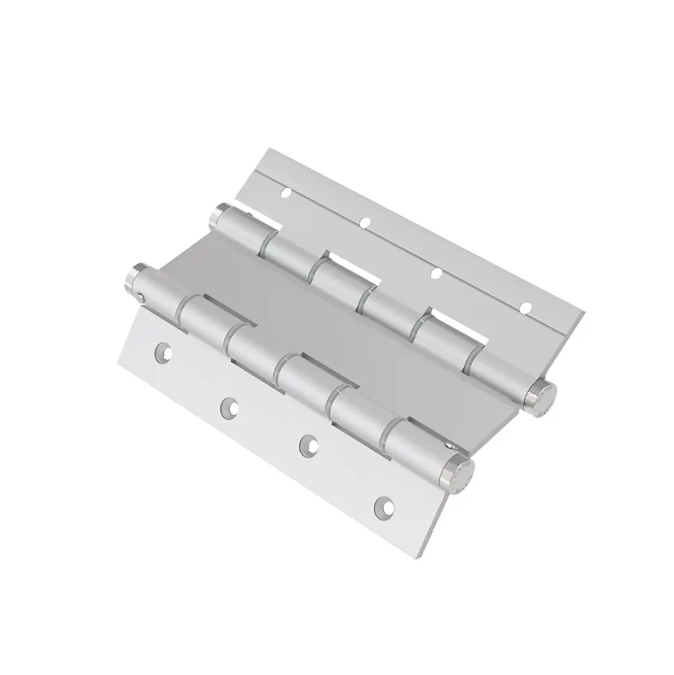 Charnière va et vient à ressort, 180X40 mm, en aluminium anodisée argent, pour porte de 40 mm.
