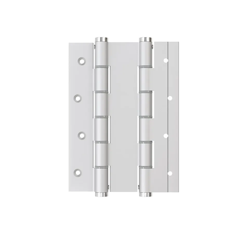 Charnière va et vient à ressort, 180X40 mm, en aluminium anodisée argent, pour porte de 40 mm.