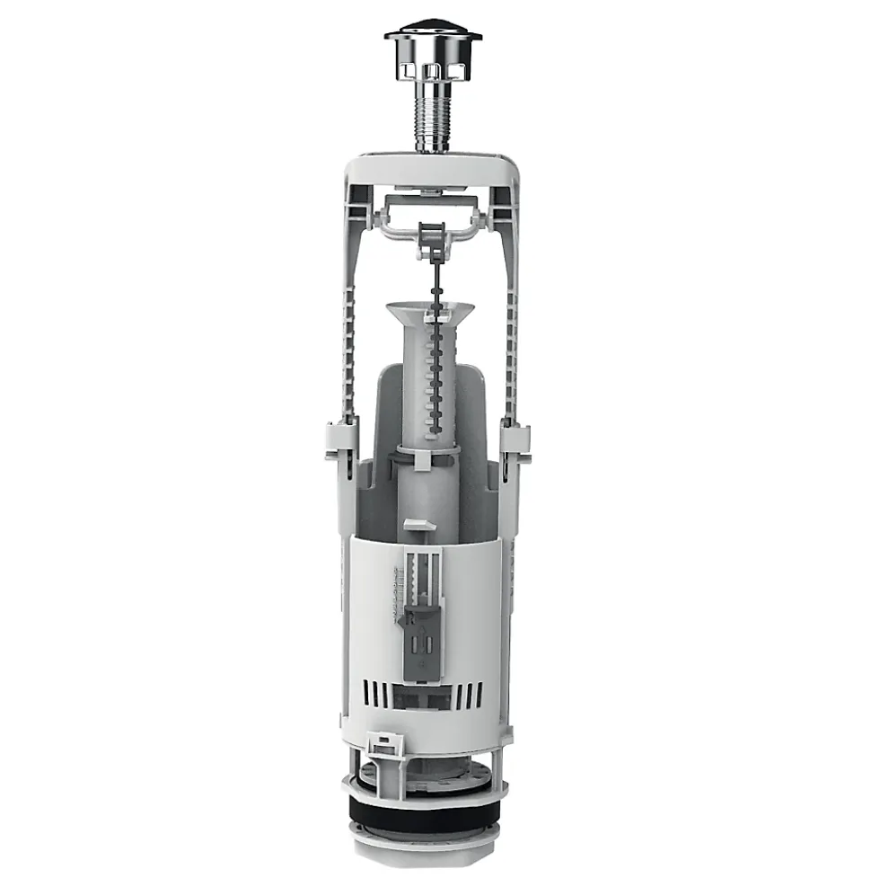 Chasse d'eau Flomasta 2", double bouton poussoir + étrier
