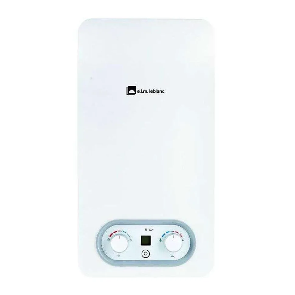 Chauffe-eau à tirage naturel ONDEA BAS NOX avec veilleuse - LC10-4 PVN - Puissance 7,9 à 17,4 kW - Gaz Naturel - maxi 10 l/min