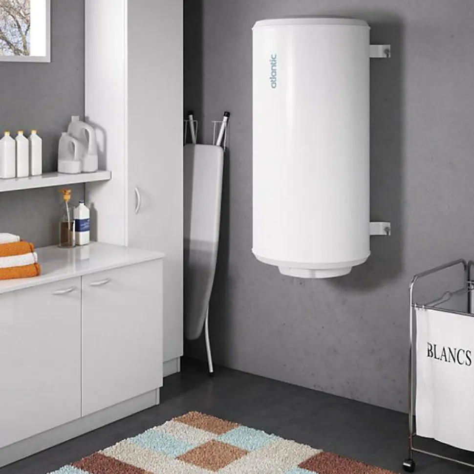 Chauffe-eau ATLANTIC vertical mural compact blindé CHAUFFEO 150L