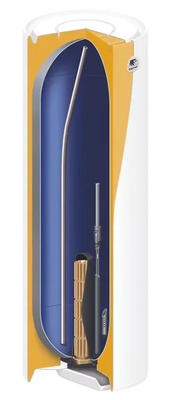 Chauffe-eau DURALIS ACI Vertical - 200 l - 2400W - Diamètre :513 mm - Hauteur : 1475 mm