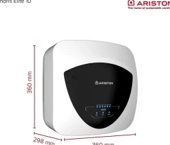 Chauffe-eau électrique ARISTON Andris Elite WiFi 10 L sur évier, Classe A, Boost