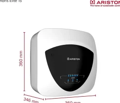 Chauffe-eau électrique Ariston Andris Elite WiFi 15 L sur évier modèle 3105090