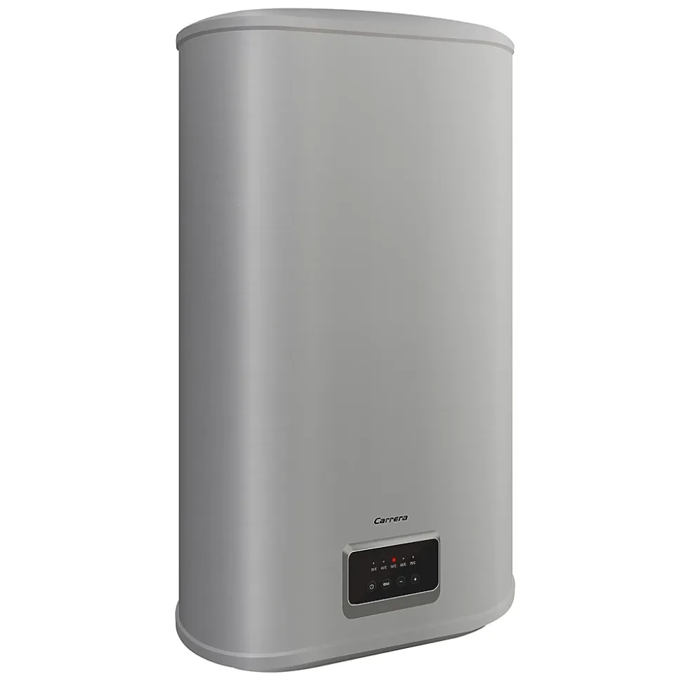 Chauffe-eau électrique plat Carrera alu brossé 93L