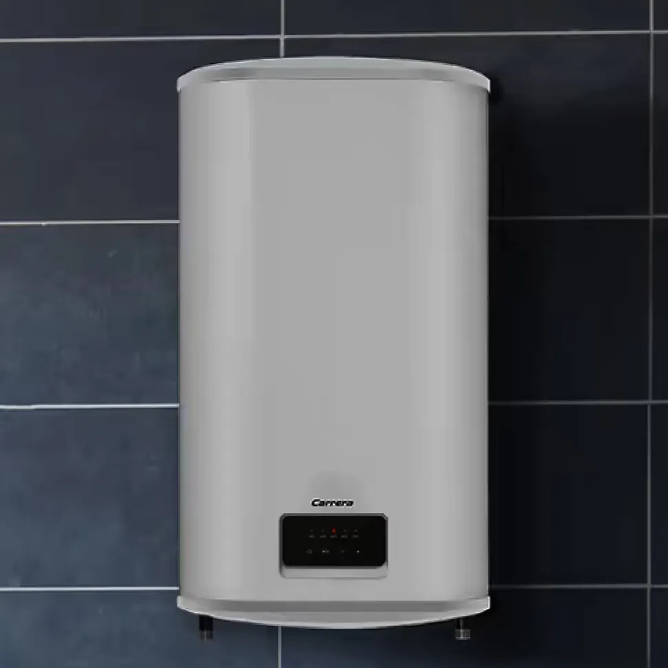 Chauffe-eau électrique plat Carrera alu brossé 93L