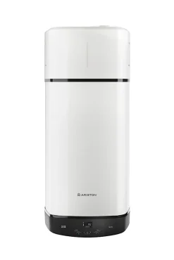 Chauffe-eau électrique thermodynamique connecté anode magnésium Ariston Nuos Plus S2 110L 3 personnes blanc