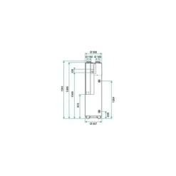 Chauffe-eau thermodynamique - Aldes - T.Flow Hygro Connecté - 11023384