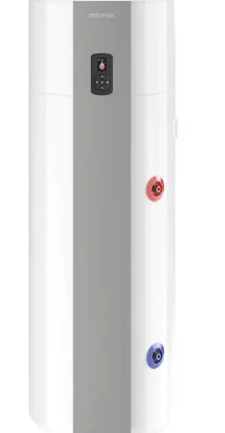 Chauffe-eau thermodynamique CALYPSO connecté vertical - Capacité 240L - Vertical sur socle - Dimensions (h x l x p) 1900x650x600