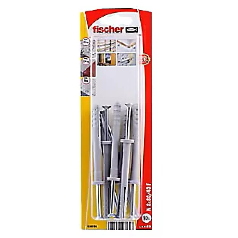 Cheville à frapper en nylon CS PZ 8 x 80 mm, 10 pièces