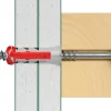 Cheville bi-matière avec vis Fischer DuoPower pour matériaux de construction 6x30 mm, 12 pièces