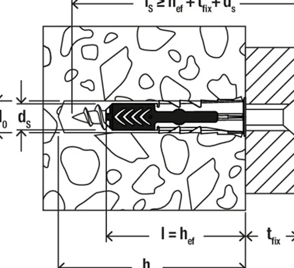 Cheville bi-matière Fischer DuoPower pour matériaux de construction 6x50 mm, 8 pièces
