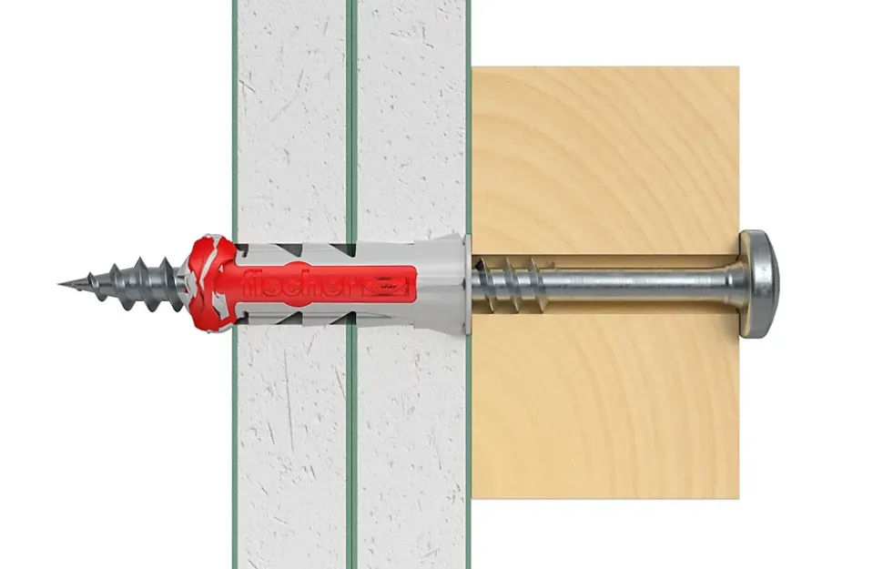 Cheville bi-matière Fischer DuoPower pour matériaux de construction 6x50 mm, 8 pièces